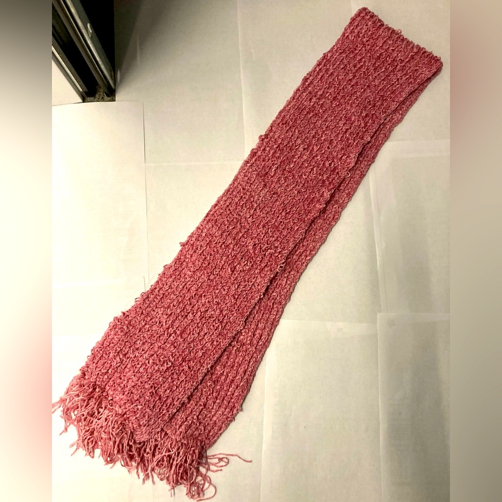 High end pink scarf, that is new without tags.